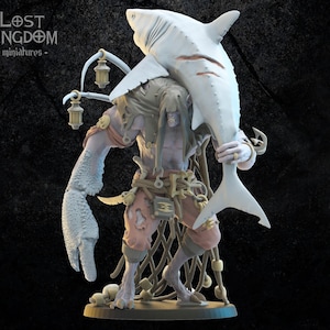 Eldritch &quot;The Claw&quot;, Vycanthrope Hero: Lost Kingdom Miniatures Undead of Misty Island Resin 3D Print