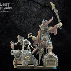 Captain &quot;Saw Leg&quot; & Mr. Boom: Lost Kingdom Miniatures Undead of Misty Island Resin 3D Print