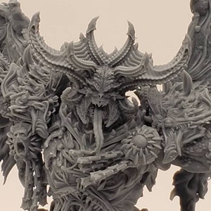 Grim Dark Rage God by 3DArtGuy;  Sci Fi Fantasy Character,  High Resolution Resin 3D Print