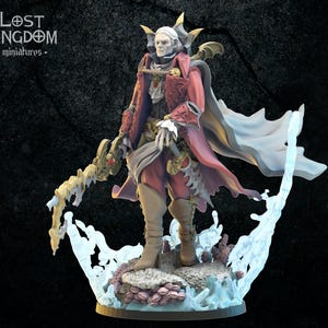 Alucard &quot;The Deep&quot; Acheron: Lost Kingdom Miniatures Undead of Misty Island Resin 3D Print