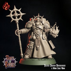 Black Guard Harbinger, Resin 3D Print, Crippled God Foundry, Gimdark Future, OPR