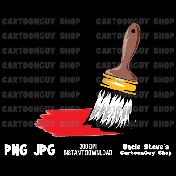 Pincel Clip Art Pincel de pintura PNG JPG Sublimación