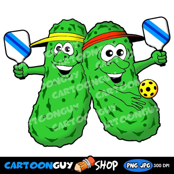 Pickleball Clip Art - Pickleball Pals - Players - PNG - JPG