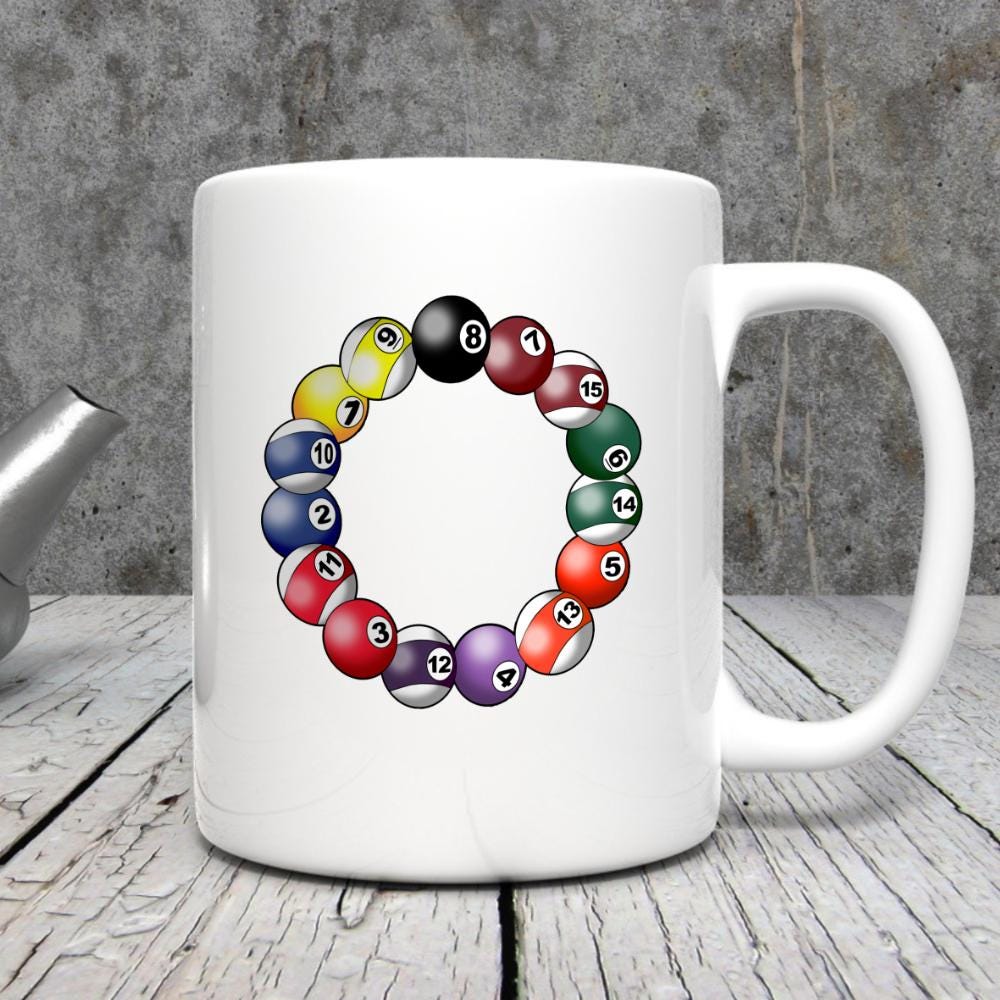 Billiards Clip Art - Pool Ball Ring - PNG - JPEG - Cartoon Clipart ...