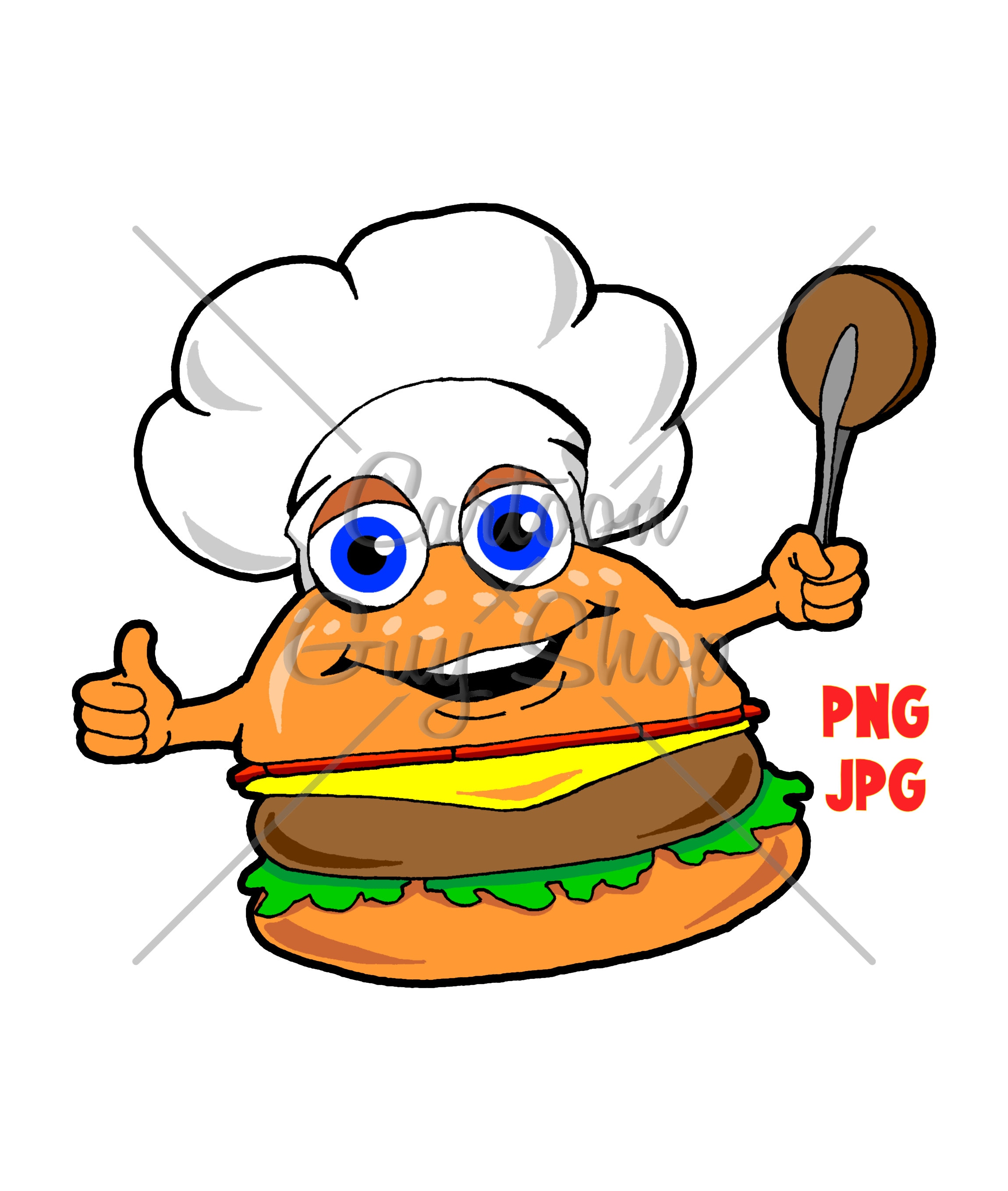 Hamburger Clipart Chef Hamburger PNG JPG Cartoon - Etsy Sweden Hamburger Clipart Chef Hamburger PNG JPG Cartoon - Etsy Sweden