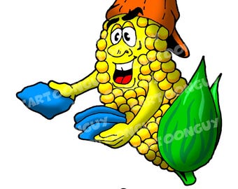 Imágenes prediseñadas de dibujos animados de Cornhole: Imagen de lanzamiento del jugador PNG - JPG (Descarga digital)