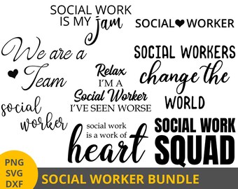 Social Work Svg Etsy