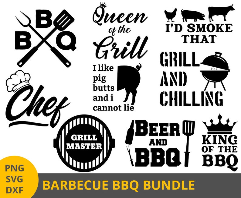 Download Grill Svg Cut Files Bbq Grilling Printable Vector Clip Art Svg Quotes Barbecue Master Svg Bundle Fathers Day Gift Funny Barbecue Dad Digital Prints Art Collectibles Vadel Com