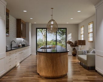 Complete Kitchen Design and 3D Rendering Service