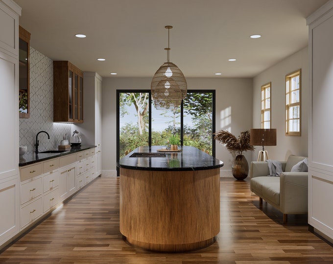 Kitchen Interior Designs, 3D Rendering, Kitchen Design, Kitchen Remodel ...