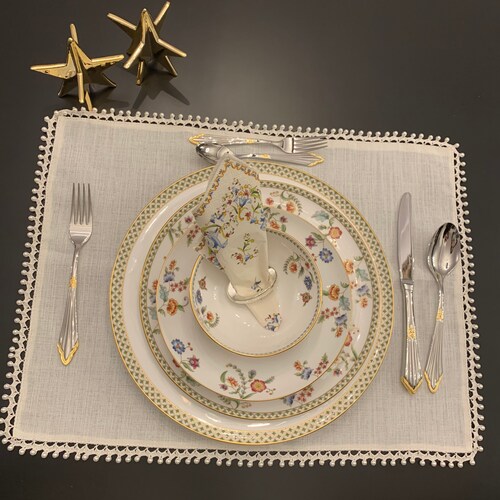 Table Napkins and Placemats Handmade Napkin and Placemat Set Etsy