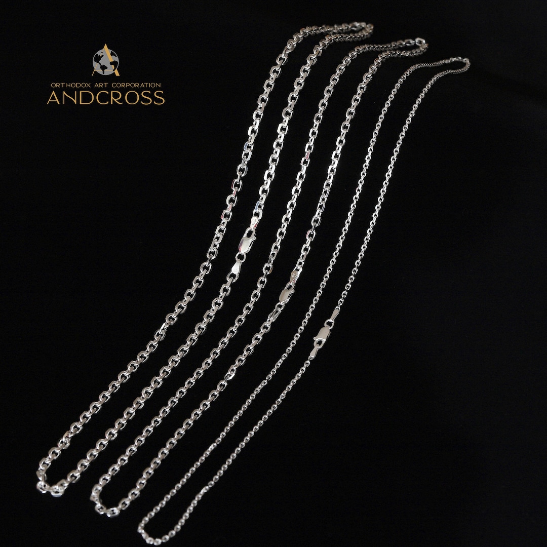 アクセサリー SILVER925 ANCHOR CHAIN NECKLACE Anchor Silver Chain Necklace. 28g/1oz, 22' (55cm). Solid