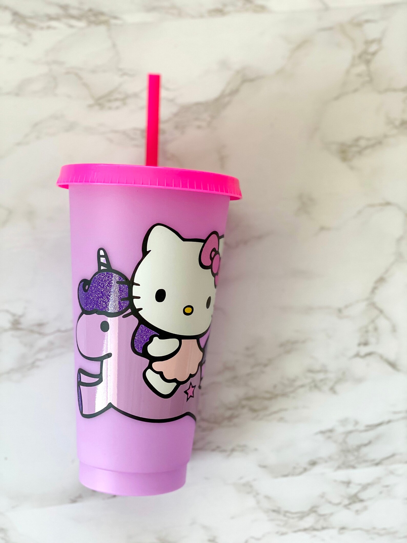 Hello Kitty inspired color changing cup | Etsy