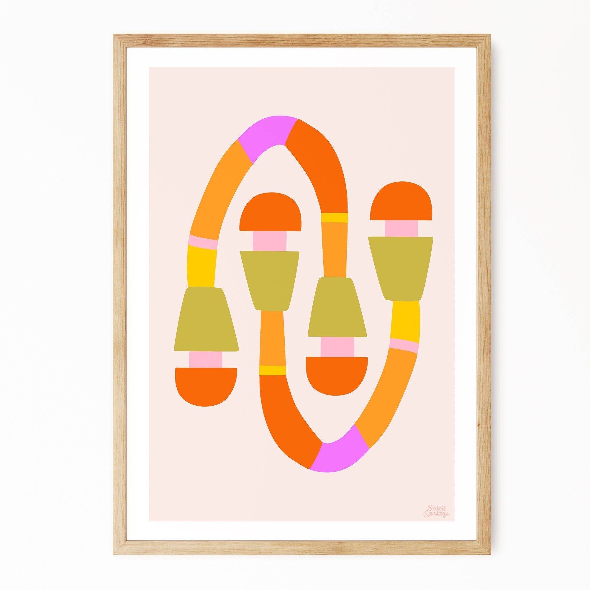 Illustration A4 - A3 Affiche Mastermind