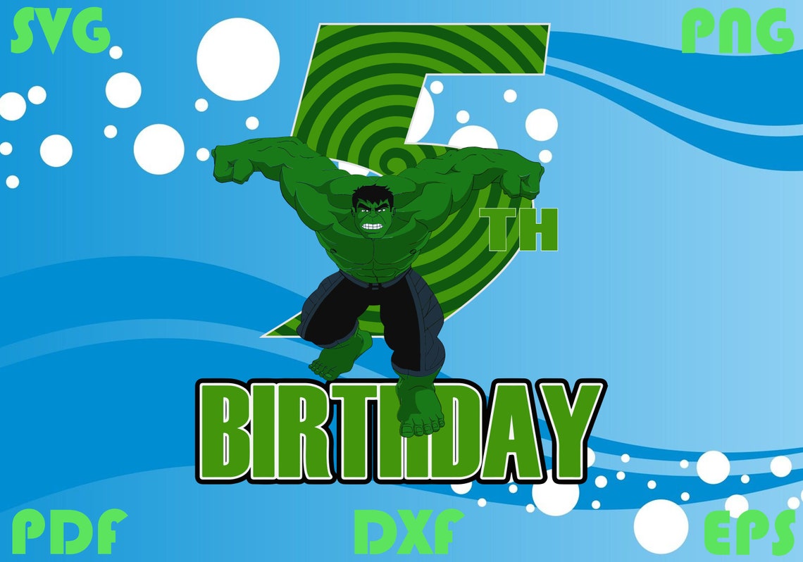 Download Hulk Smash 5th Birthday Marvel Svg Avengers Hulk Svg Hulk ...