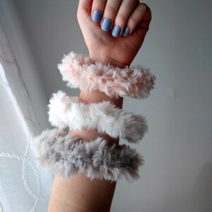 Faux Fur Scrunchie Sets