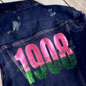 Custom Denim AKA Sorority Jean Jacket