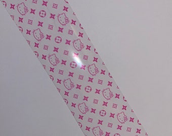 Pink Kitty Nail Foil