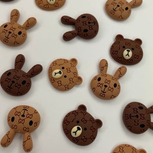 Ours Brun / Lapin Kawaii Charms