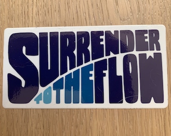 Surrender to the Flow Color Logo Sticker