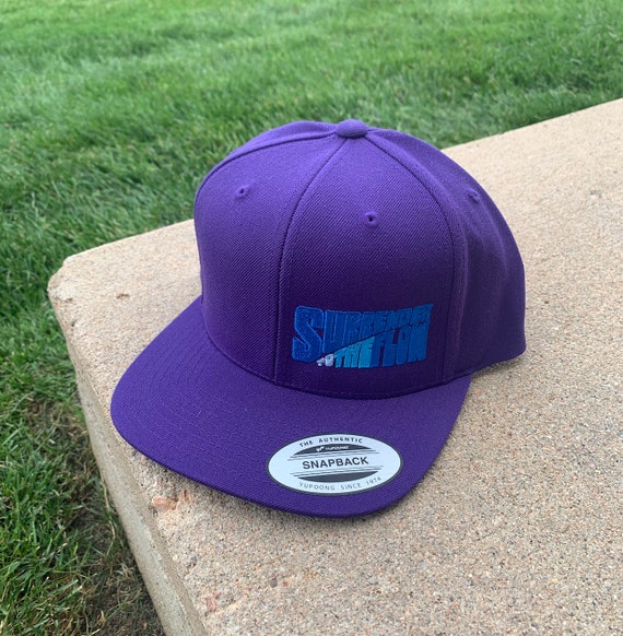 Purple Flat Brim Snap Back STTF Hat | Etsy