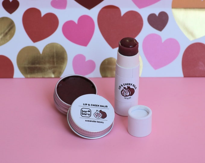 Natural Lip and Cheek Balm – Soft Tint & Nourishing Formula for Everyday Radiance | Eco-Friendly Makeup