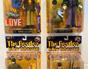 Beatles Yellow Submarine Four Figurine set 1999 McFarlane Toys