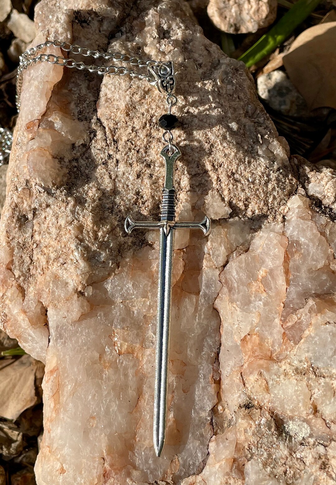 Andúril Aragorn Sword Inspired Pendant Necklace LOTR Inspired Jewelry