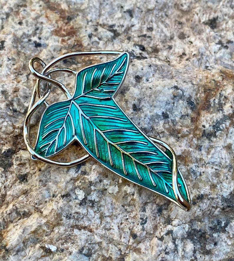 Leaves of Lórien Elven Brooch of the Fellowship Etsy