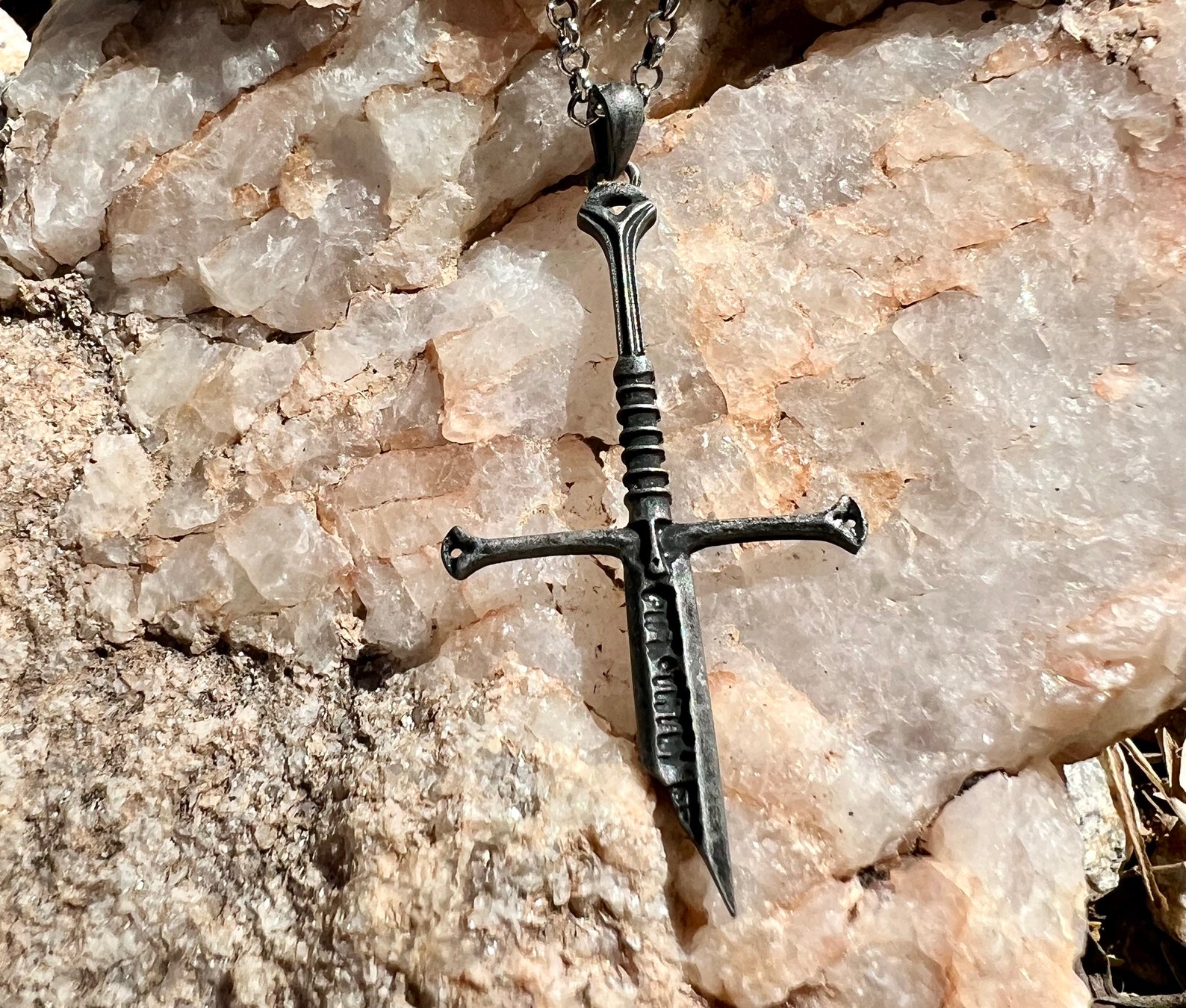 Sword of Elendil Shards of Narsil Sword That Was Broken Etsy