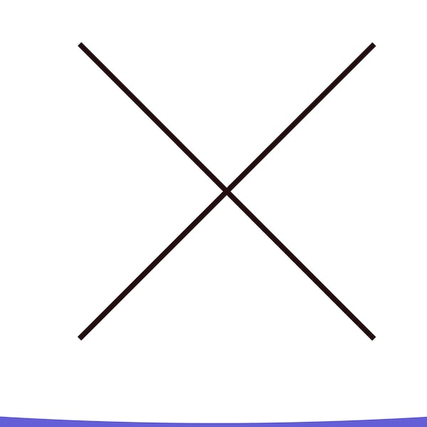 X Line Svg Etsy