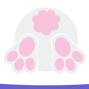 Bunny Bum SVG, Rabbit Bum SVG, Rabbit tail SVG, Easter Svg, Bunny butt svg, bunny bum png, bunny vector, cute svg,includes svg/png/dxf files