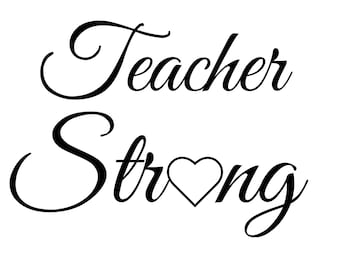 Download Teacher Strong Svg Etsy