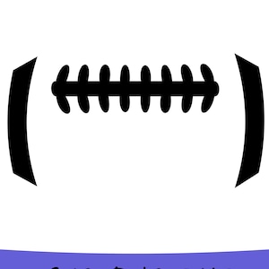 Football laces SVG, Football Laces Png, Football Silhouette SVG, Football Cut Files, Sport SVG, digital cut files includes svg/png/dxf files
