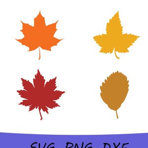 Folhas de outono SVG, Folhas de outono PNG, Folhas de outono DXF, Outono Svg, Folha de outono Svg, Pacote de folhas de outono, Pacote de folhas de outono, Clipart de folhas de outono,