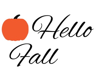 Hello Fall SVG, Hello Fall Kürbis SVG, Herbst Türschild SVG, Halloween SVG, Hello Fall Png, Hello Fall Dxf, Hello Autumn Svg,