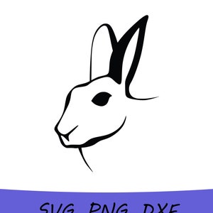 Bunny Face SVG, Rabbit Face SVG, Easter bunny SVG, Bunny Face Digital Download, Bunny Face File Download, includes svg/png/dxf files