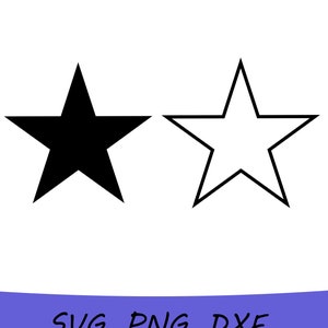 星の svg、星のクリップアート、星の PNG、星のカット ファイル、星のシルエット、星のアウトライン、星のアウトライン SVG、星のベクター、星の DXF、svg/png/dxf ファイル