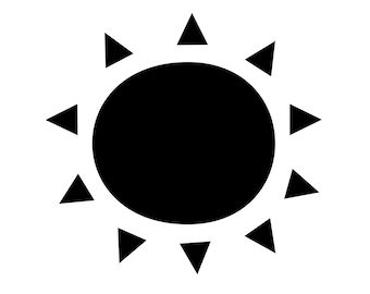 Sun SVG, Sunshine SVG, Sunny SVG, Sun Cut File, Sun Png, Sun Dxf, Sun Dxf, Sun Clipart, Sun ClipArt, Summer SVG, enthält svg/png/dxf Dateien