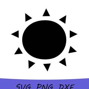 Sun SVG, Sunshine SVG, Sunny SVG, Sun Cut File, Sun Png, Sun Dxf, Sun Clipart, Sun Clip Art, Summer Svg, includes svg/png/dxf files
