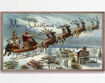 Samsung Frame TV Art Christmas, Winter Samsung Art TV, Christmas Frame TV Art, Digital Download for Samsung Frame Tv, Frame Tv Art,