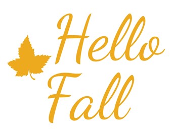 Hello Fall SVG, Hello Fall PNG, Hello Fall DXF, Hello Fall Svg Cricut File, Fall Door Sign Svg, Halloween Svg, Hello Fall Leaf Svg, Fall Svg