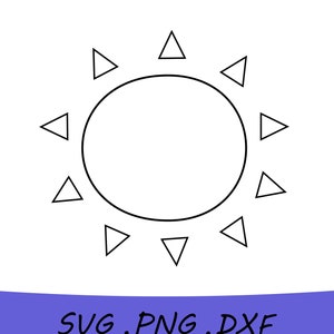 Sun SVG, Sunshine SVG, Sunny SVG, Sun Cut File, Sun Png, Sun Dxf, Sun Dxf, Sun Clipart, Sun ClipArt, Summer SVG, enthält svg/png/dxf Dateien
