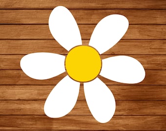 Daisy SVG, Blumen SVG, Daisy PNG, Daisy Dxf, Daisy Flower Svg, Sunflower Svg, Daisy Decal Svg, Floral Svg, enthält svg/png/dxf Dateien