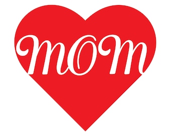 Happy Mother es Day SVG, Mom Heart SVG, Mom SVG, Mother es Day SVG, Best Mom Svg, Digital Download für Cricut, enthält svg/png/dxf Dateien