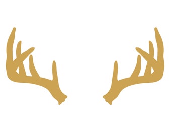 Rentiergeweih SVG, Hirschgeweih SVG, Geweih Vektor geschnitten Datei, braun Rentiergeweih SVG, digitaler Download, Weihnachten SVG,
