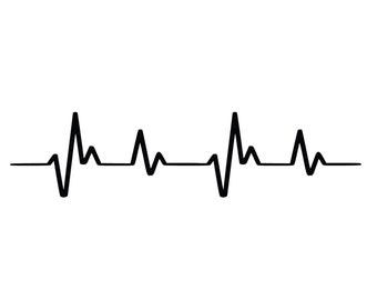 Heartbeat Line SVG, Heart Beat Line SVG, Heartbeat Pulse Clipart, ECG Ekg Cut Files, Healthcare Vector Files, Nurse Svg, Nurse Vector
