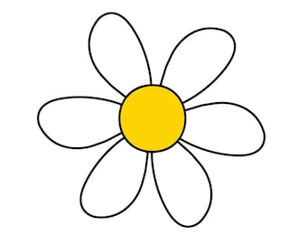 Daisy SVG, Blumen SVG, Daisy PNG, Daisy Dxf, Daisy Flower Svg, Sunflower Svg, Daisy Decal Svg, Floral Svg, enthält svg/png/dxf Dateien