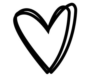 Heart SVG, Hand Drawn Heart, Hand Lettered Heart SVG, Mom Heart Svg, Cute Heart SVG, Love Svg, Heart Shirt Svg, Heart Svg Files For Cricut
