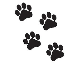 Pfotenabdruck SVG, Pfotenabdrücke SVG, Pfotenabdruck SVG, Hund Pfotenabdruck, Pfotenabdruck, Tierpfotenabdruck, Tierdruck, ClipArt